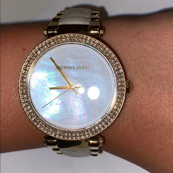 Michael Kors Parker Two Tone Watch - Picture 3 of 3